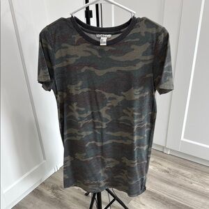 Forever 21 Green and Brown Mini Dress